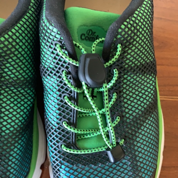 Dr. Comfort Katy Athletic Shoe Green/Turquoise - Picture 6 of 10